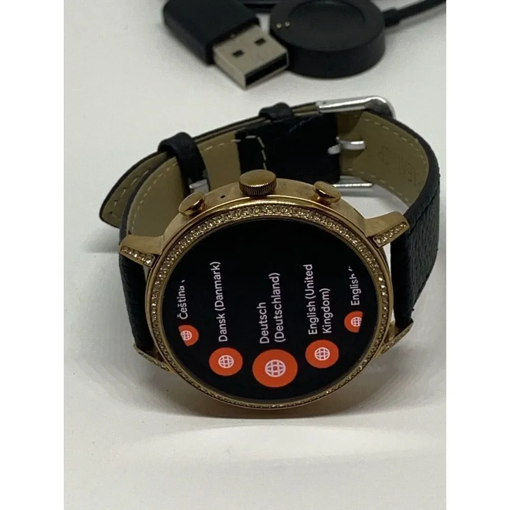 Fossil Gen 4 Authentic Digital Dial Smart Watch Custom Band FTW6011 QT503